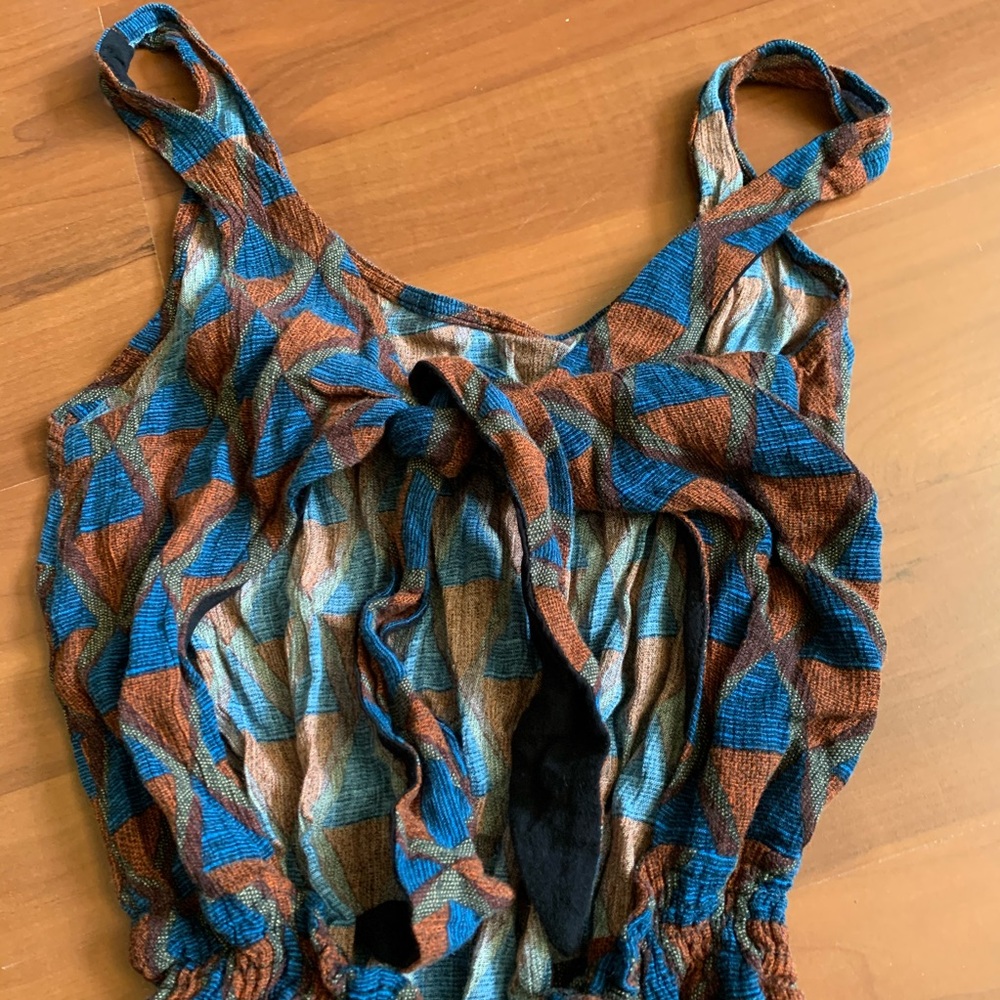 Tie-back Italian Romper